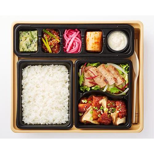 황태버섯구이 도시락