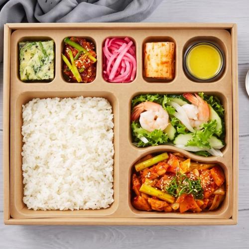순살닭갈비 도시락