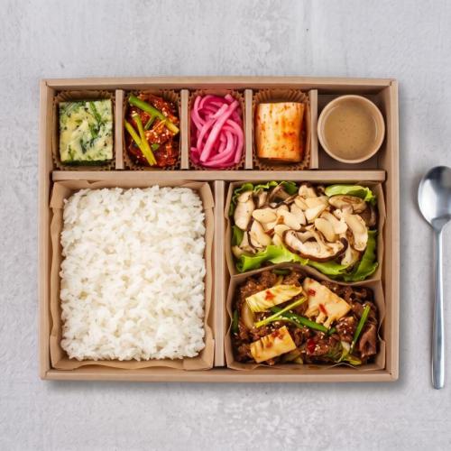 중화풍소불고기 도시락
